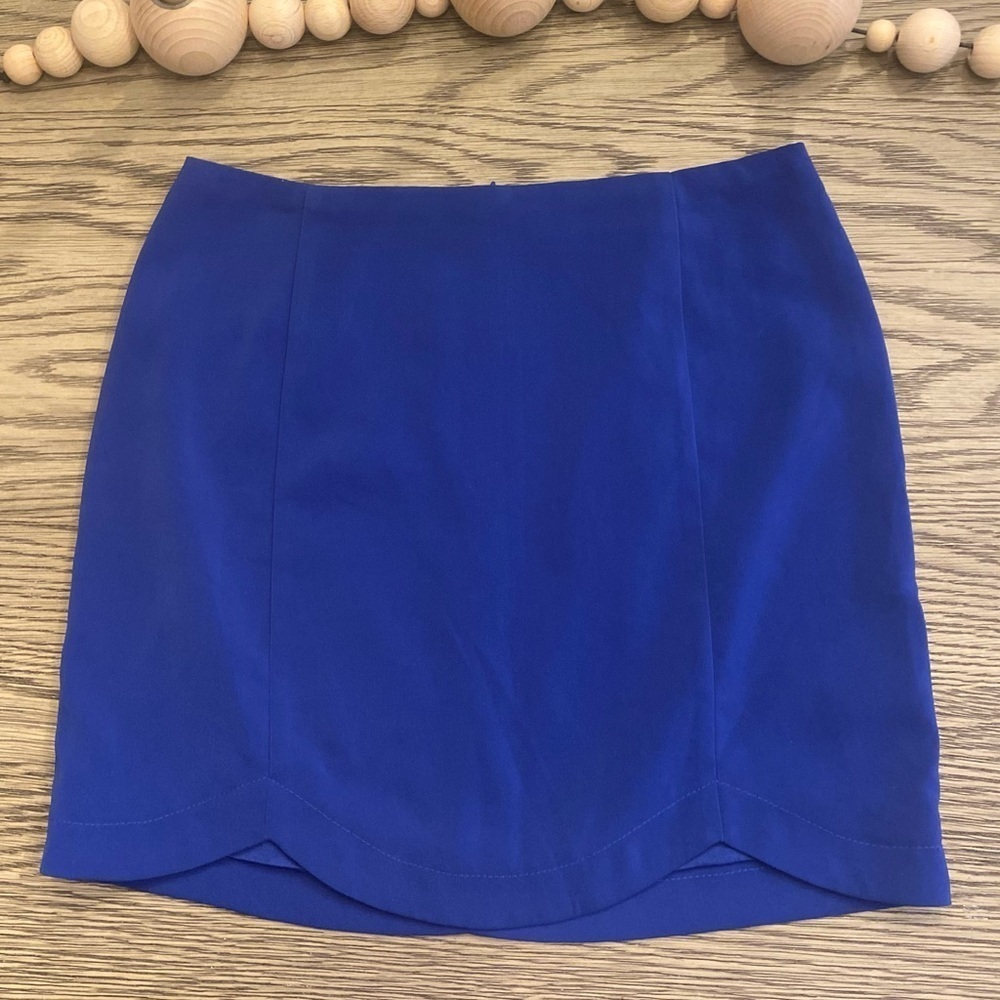 (3/$20 Item) Blue Wells Grace Mini Skirt